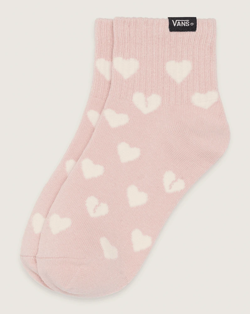 Kids Hearted Half Crew Socks