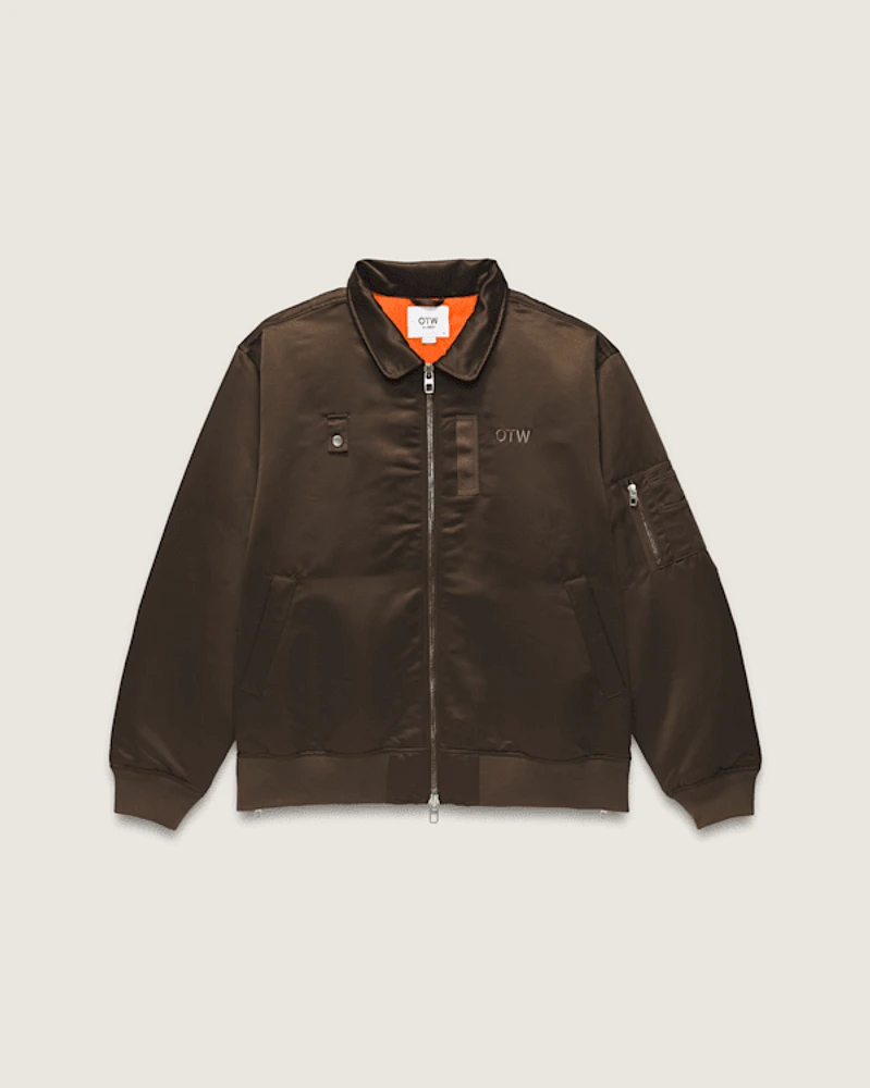 OTW Satin Bomber Jacket