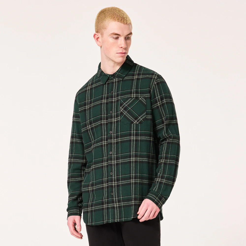 Oakley Men's Podium Plaid Ls Flannel Size:
