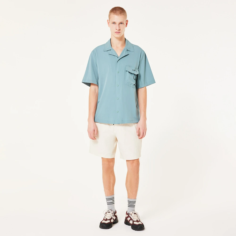 Oakley Men's Cuban Collar Ss Shirt Size: M