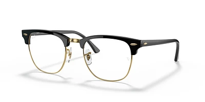 RB3016 Clubmaster Blue-Violet Light Clear