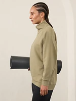 Forever Fleece Mockneck Sweatshirt
