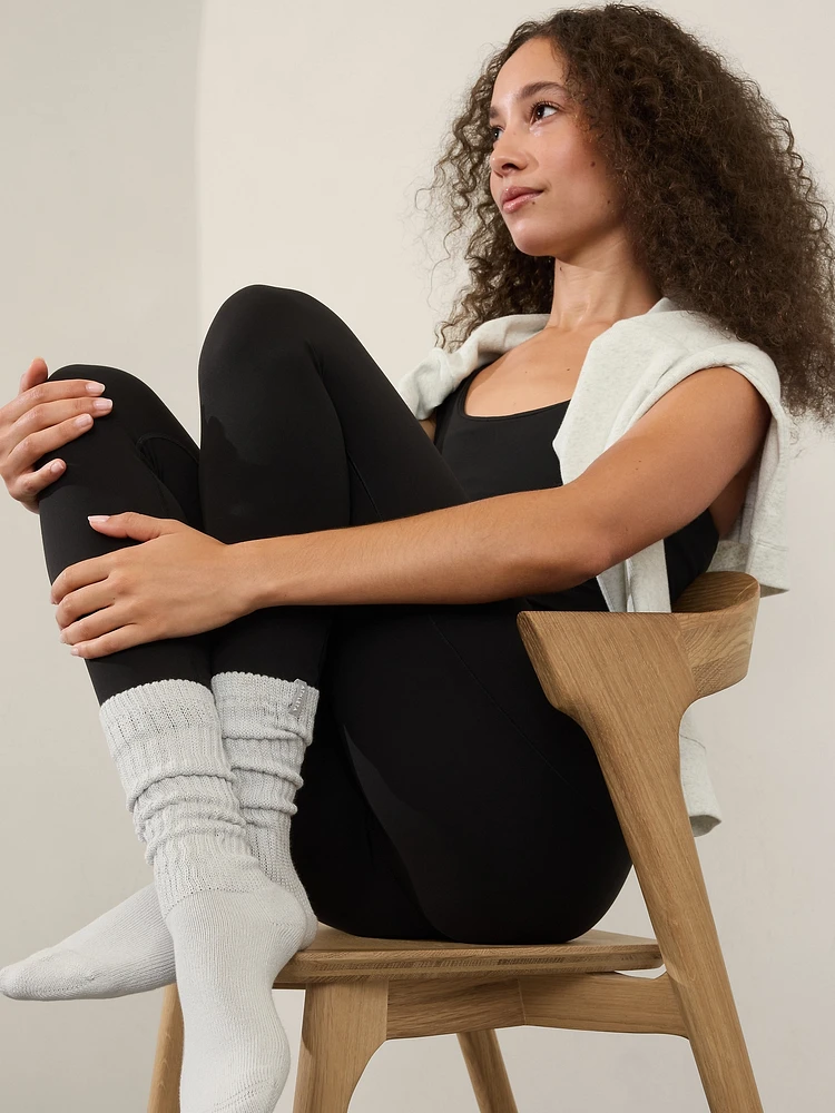 Cloud Scrunch Sock