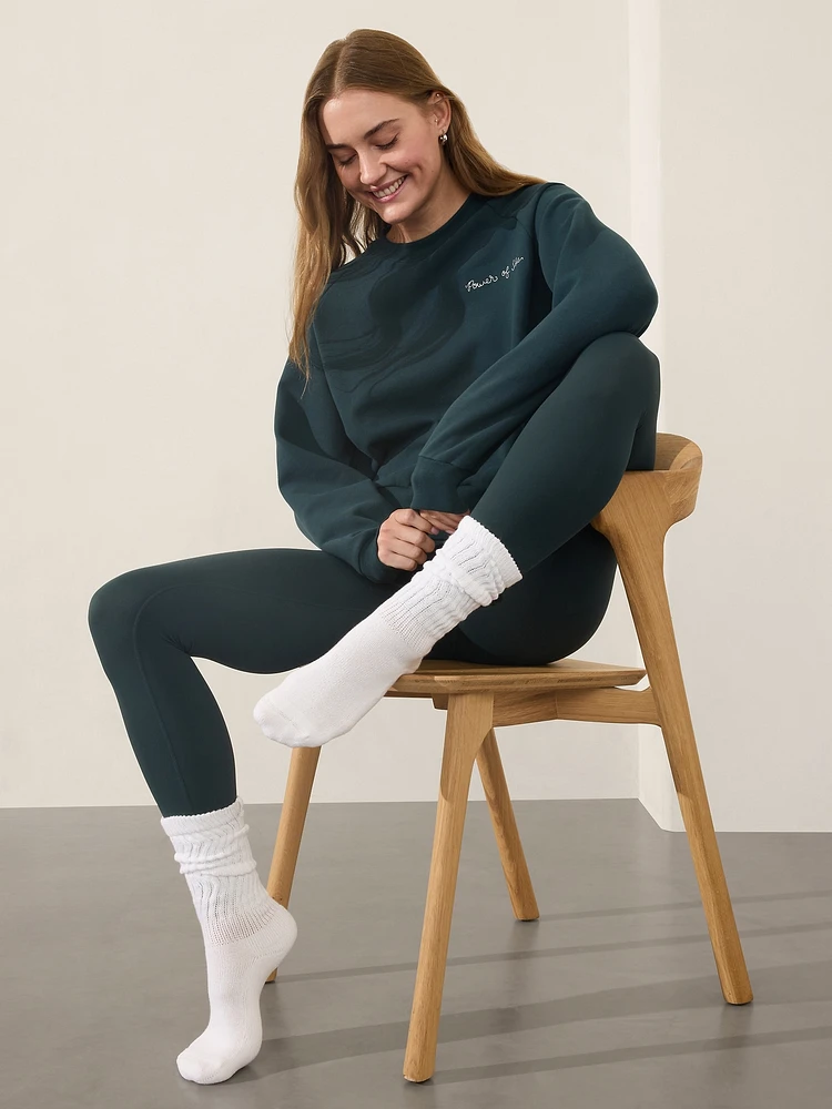 Cloud Scrunch Sock
