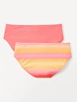 Athleta Girl Reversible Mid Rise Swim Bottom