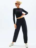Skyline High Rise Barrel Leg Pant