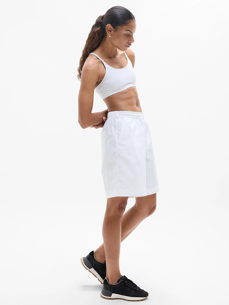 Drift Mid Rise Poplin Bermuda Short