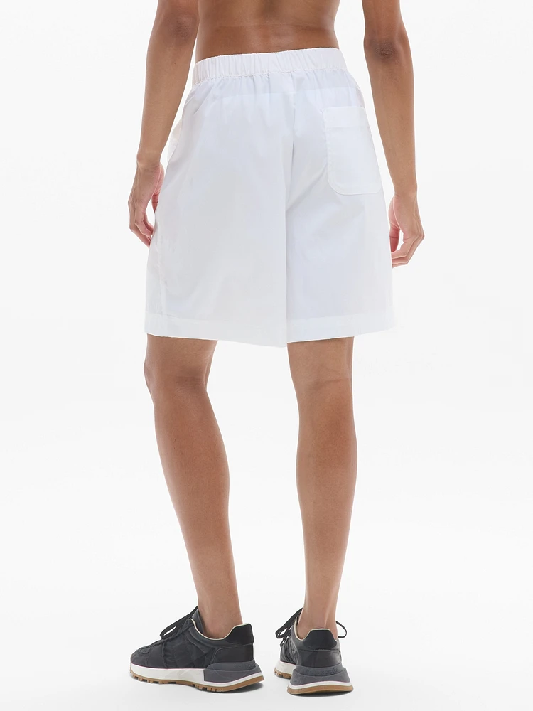 Drift Mid Rise Poplin Bermuda Short