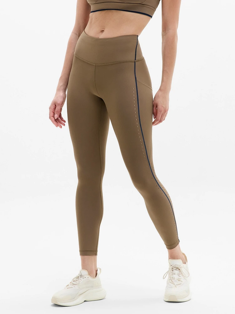 Interval Stash Ultra High Rise Tipped Lasercut 7/8 Legging