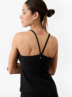 Transcend Scoop Built-In Bra Tank A-C