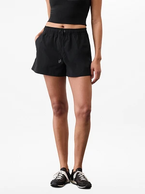 Midday Mid Rise Poplin Short
