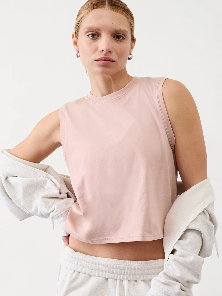 True Cotton Crop Tank