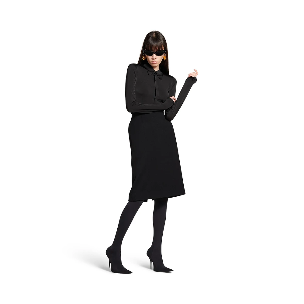 hourglass midi skirt