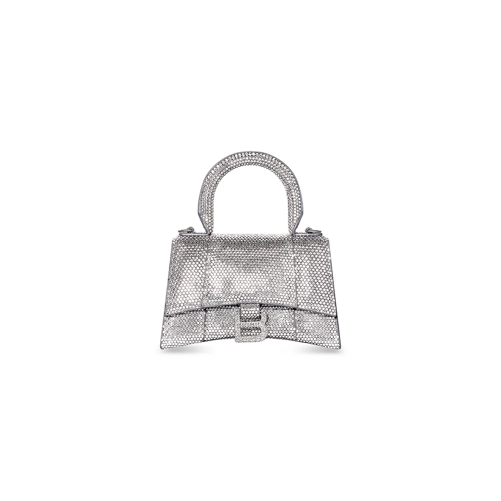 hourglass handbag xs with rhinestones