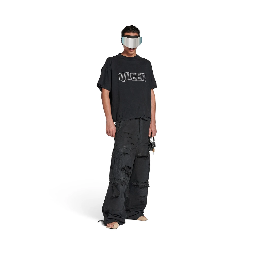 queer typo boxy t-shirt
