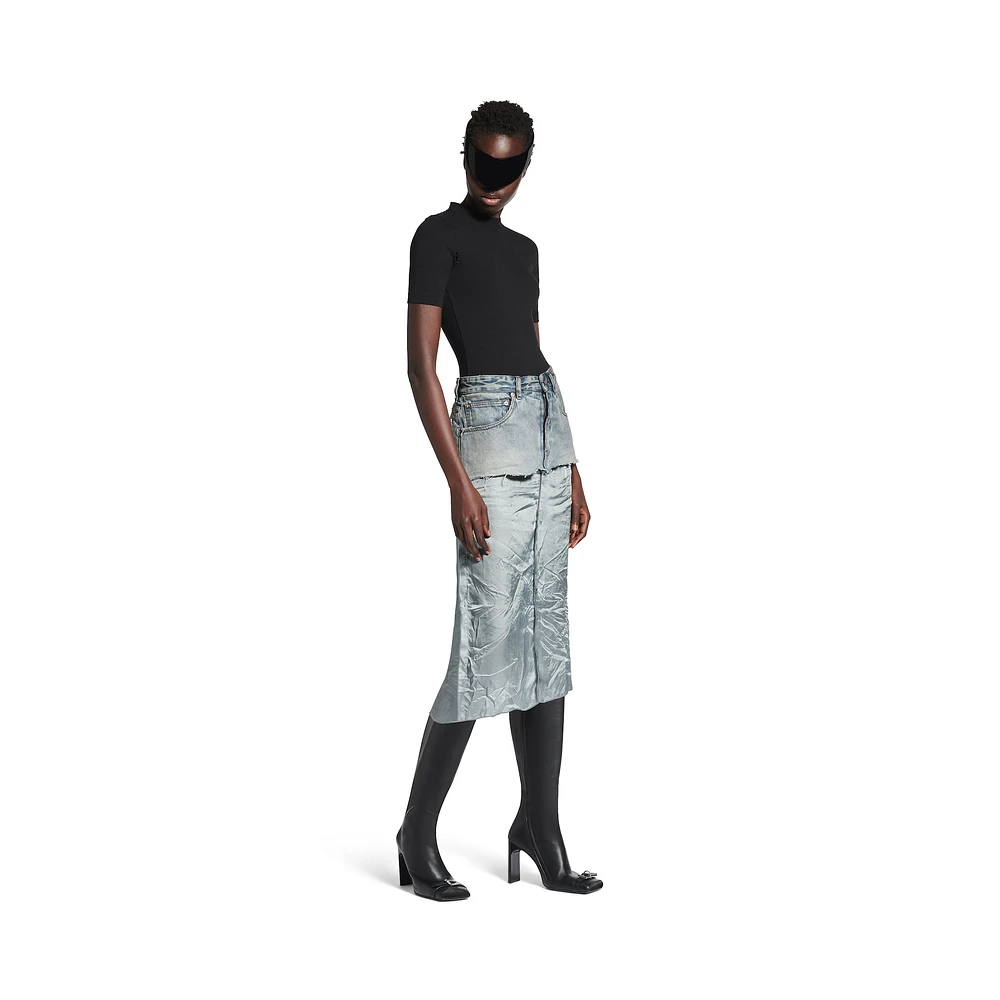 ripped-off skirt