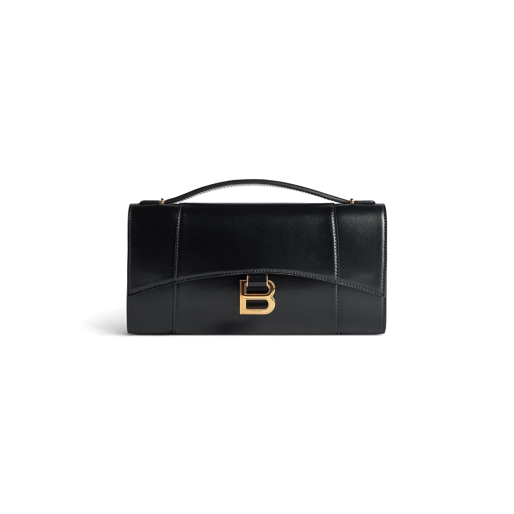 hourglass pochette with chain
