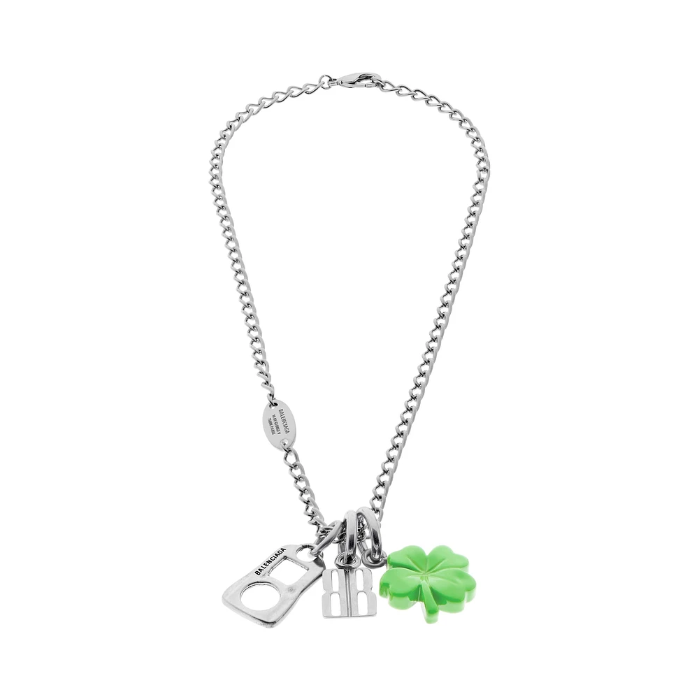 carousel clover collector necklace