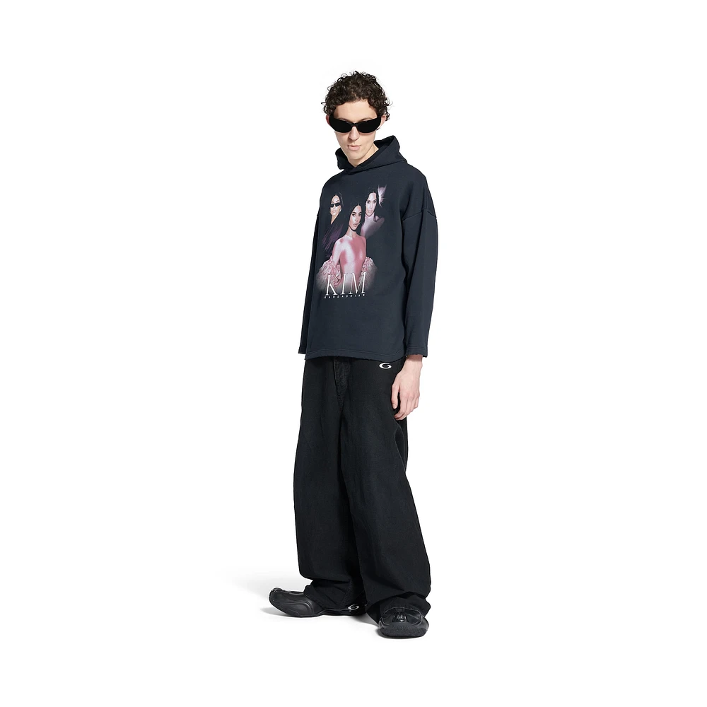 kim k no rib hoodie