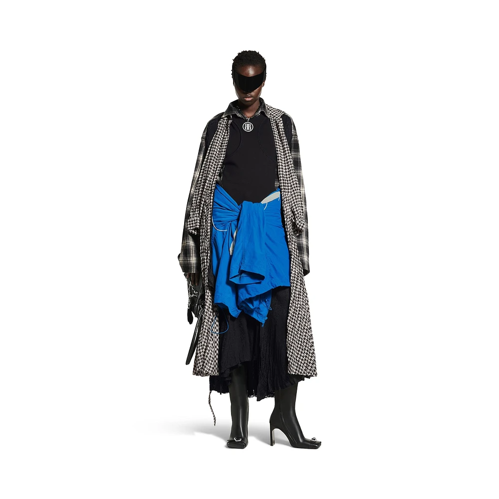 pleated dress stola