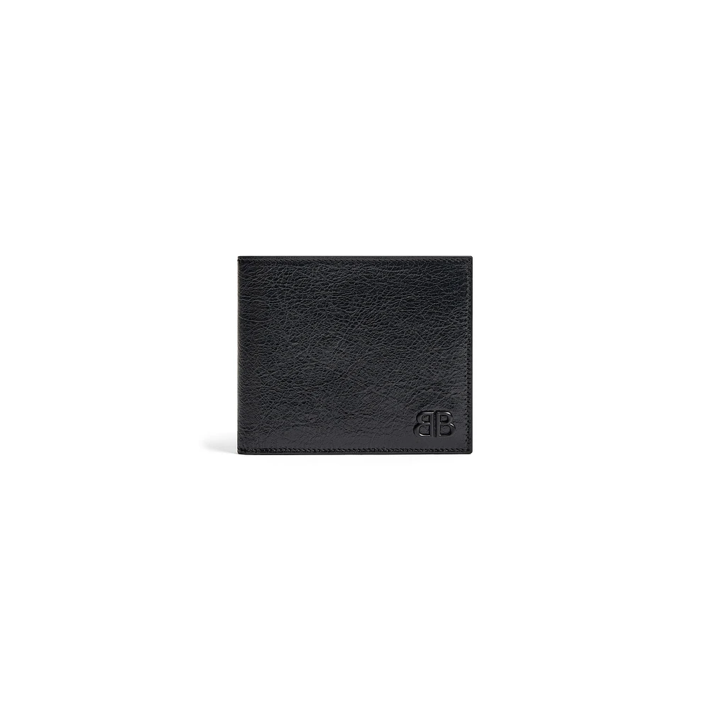 monaco square folded wallet
