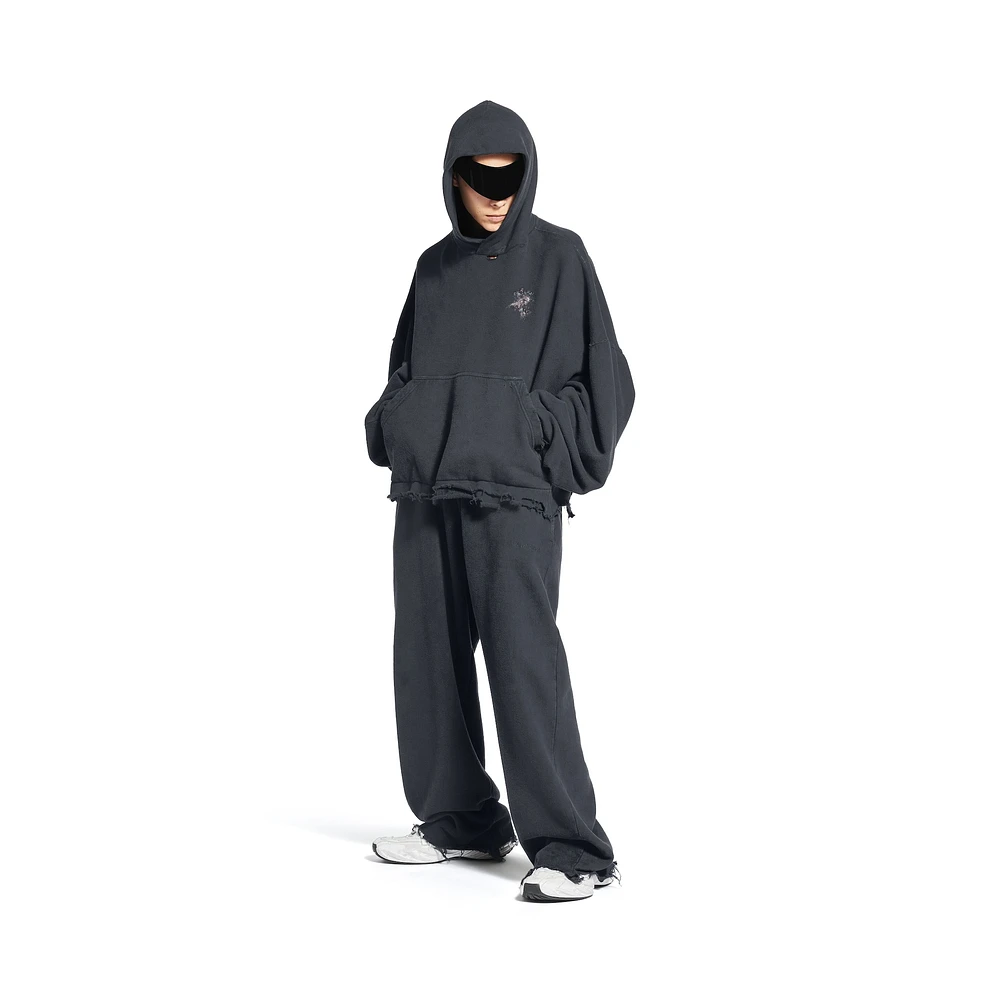 balenciaga nail polish cropped sweatpants
