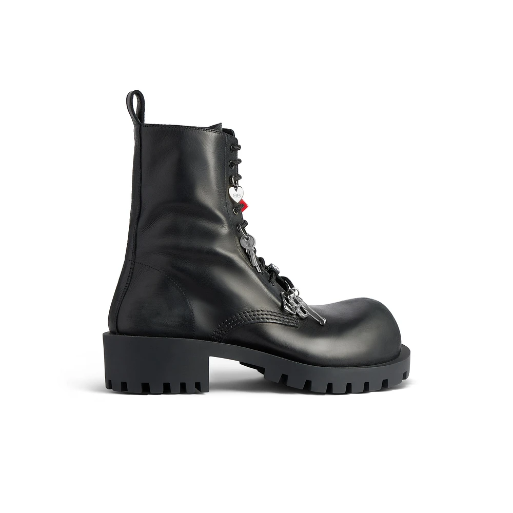 hummer lace-up bootie