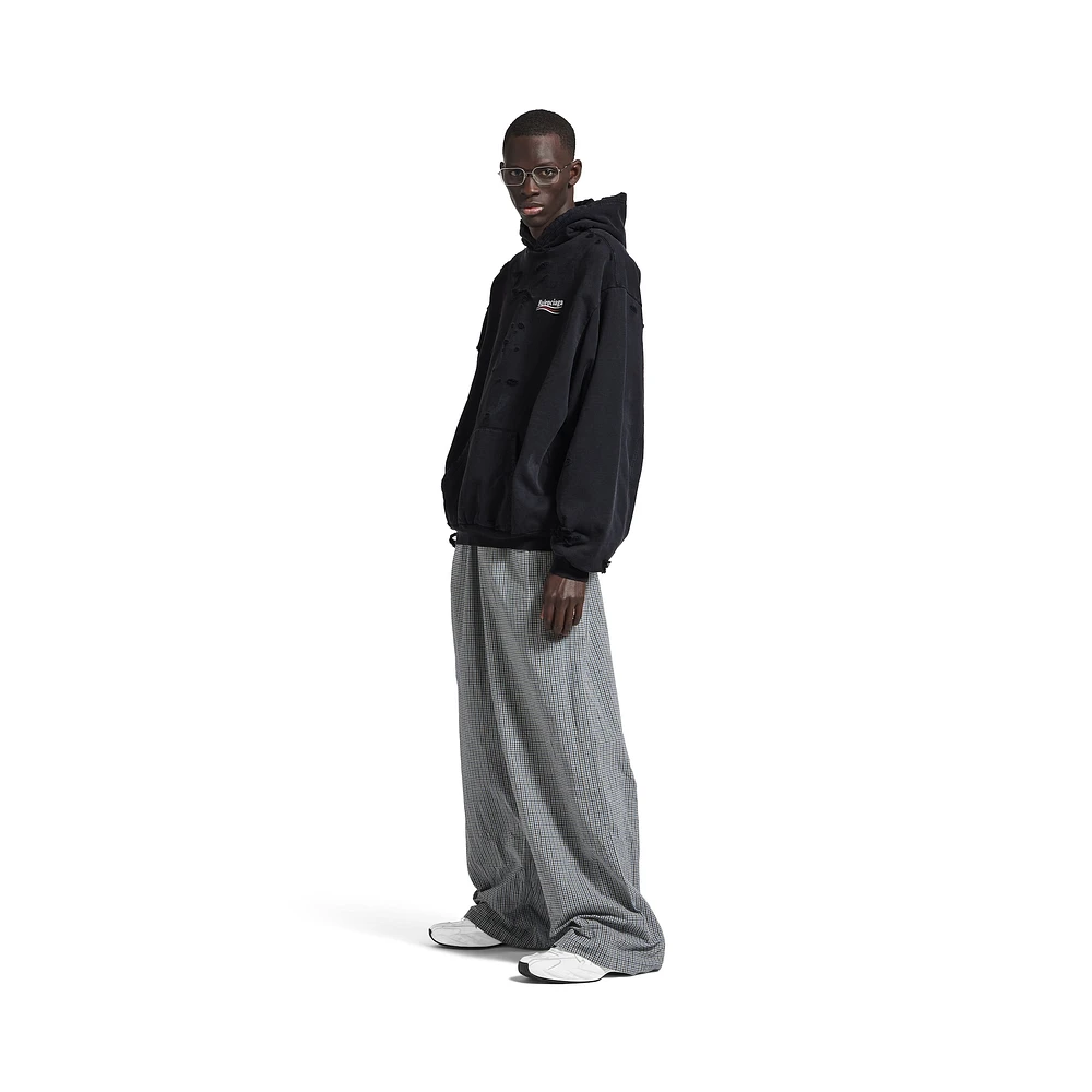 political campaign layered hoodie