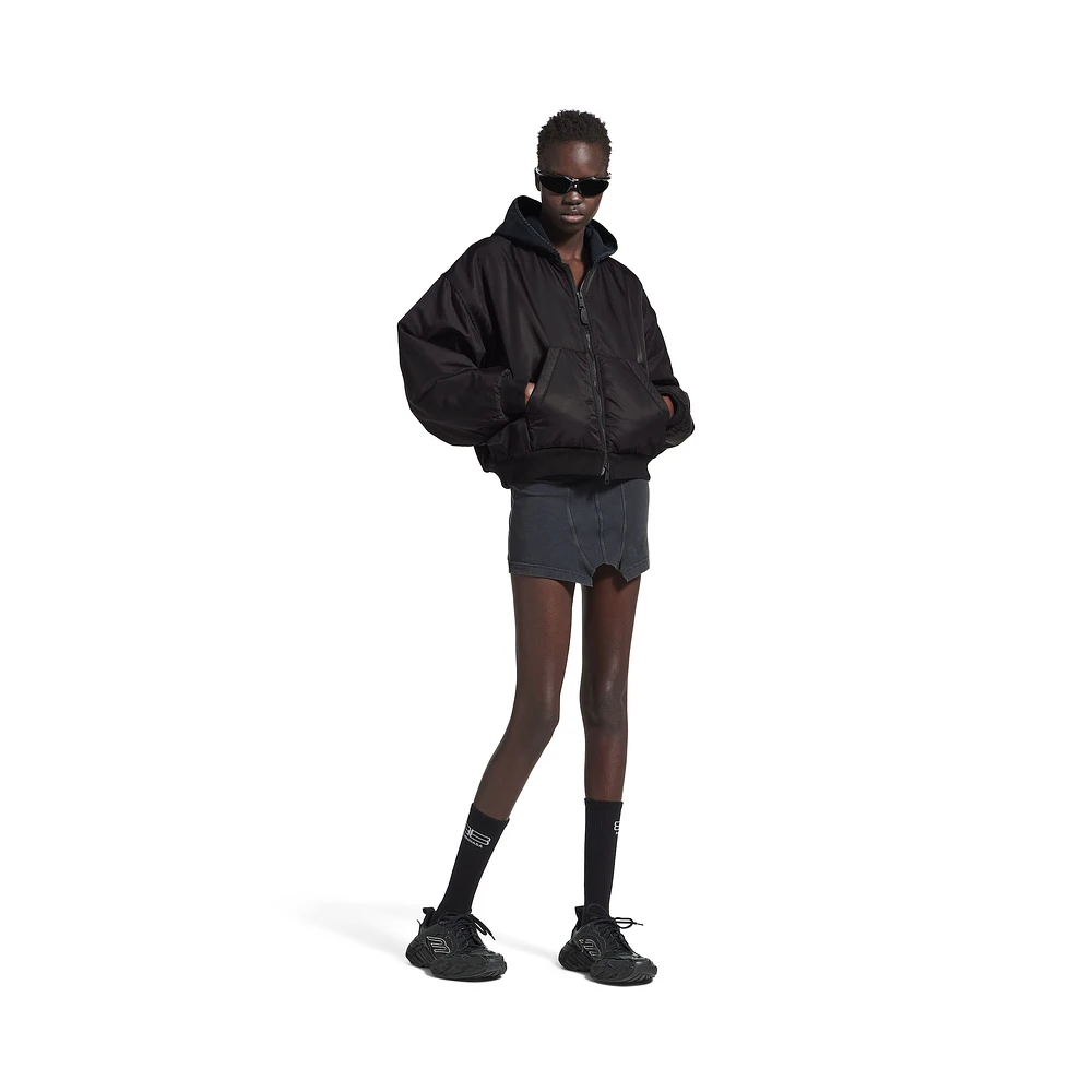 hooded bomber