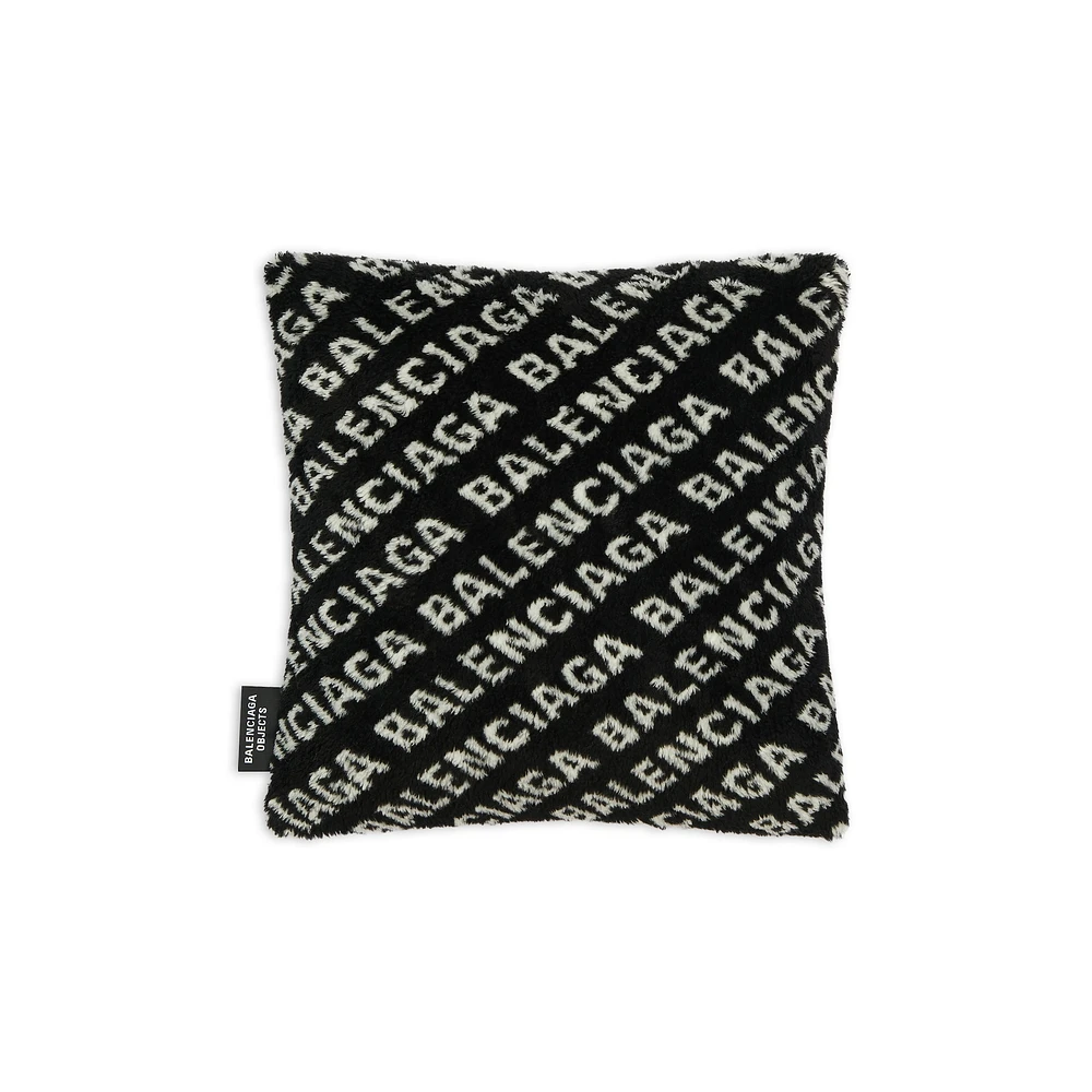 allover logo cushion