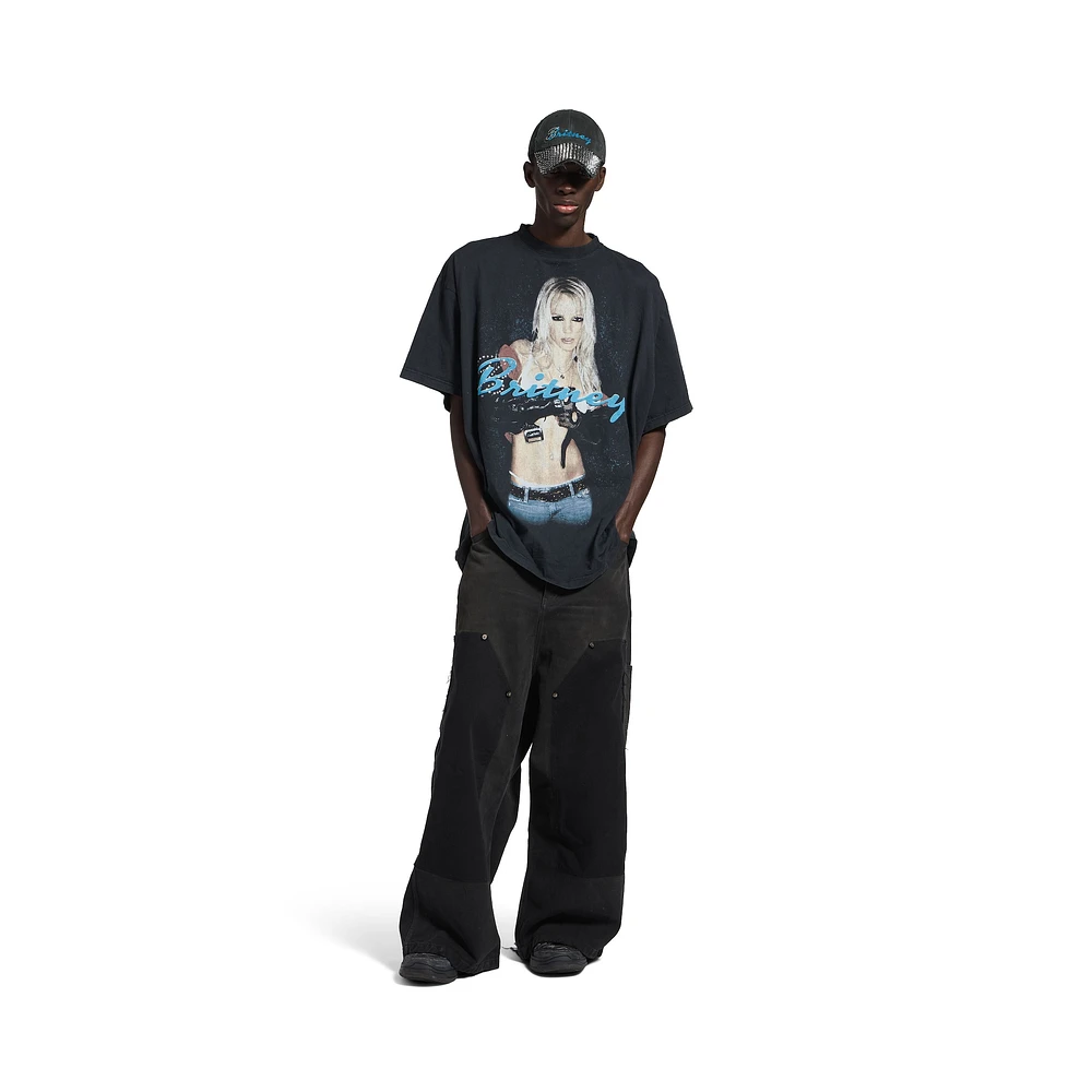 balenciaga music | britney spears series oversized t-shirt