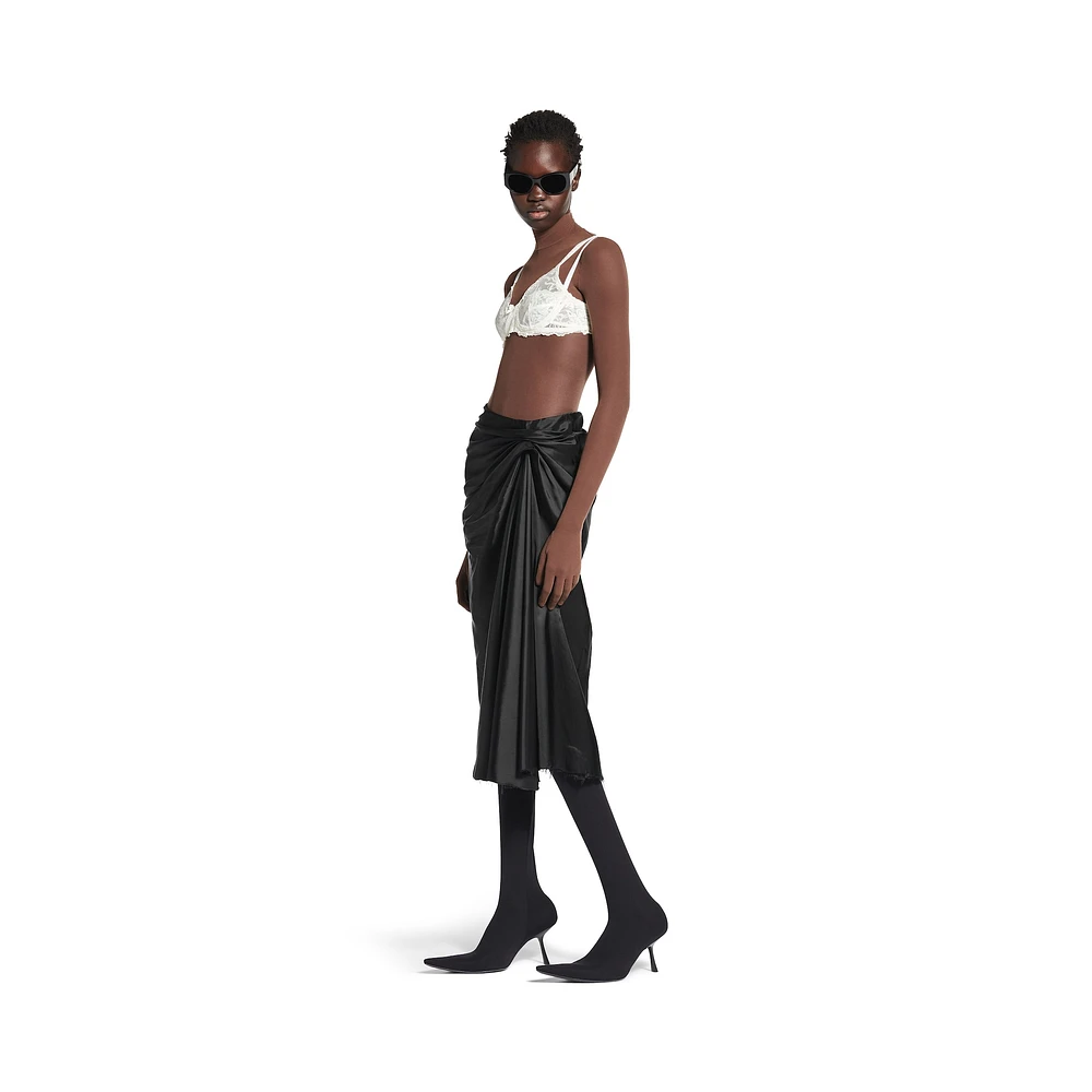 draped skirt