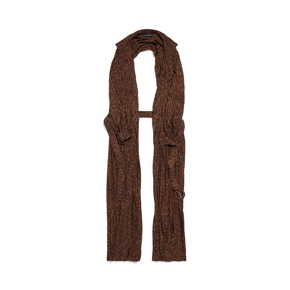 pleated dress stola