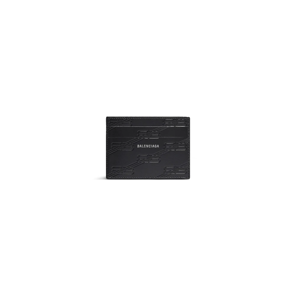 embossed monogram card case box