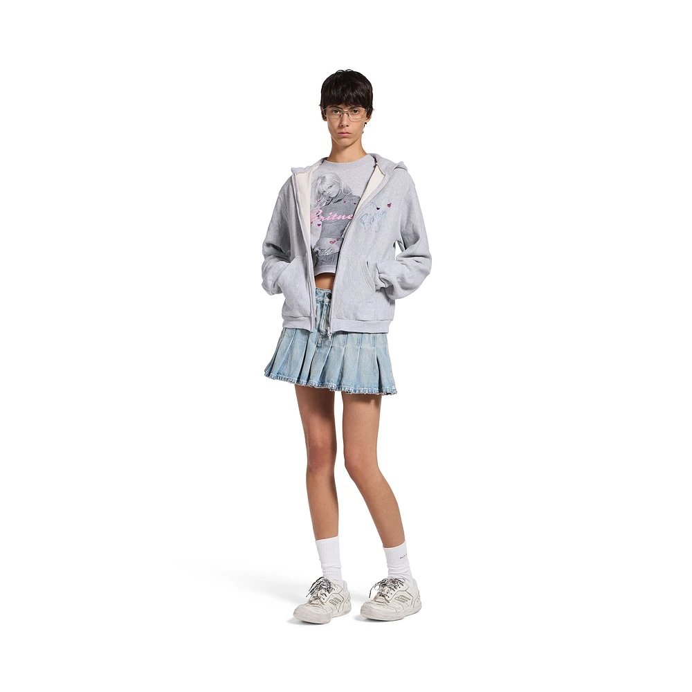 balenciaga music | britney spears series zip-up hoodie regular fit