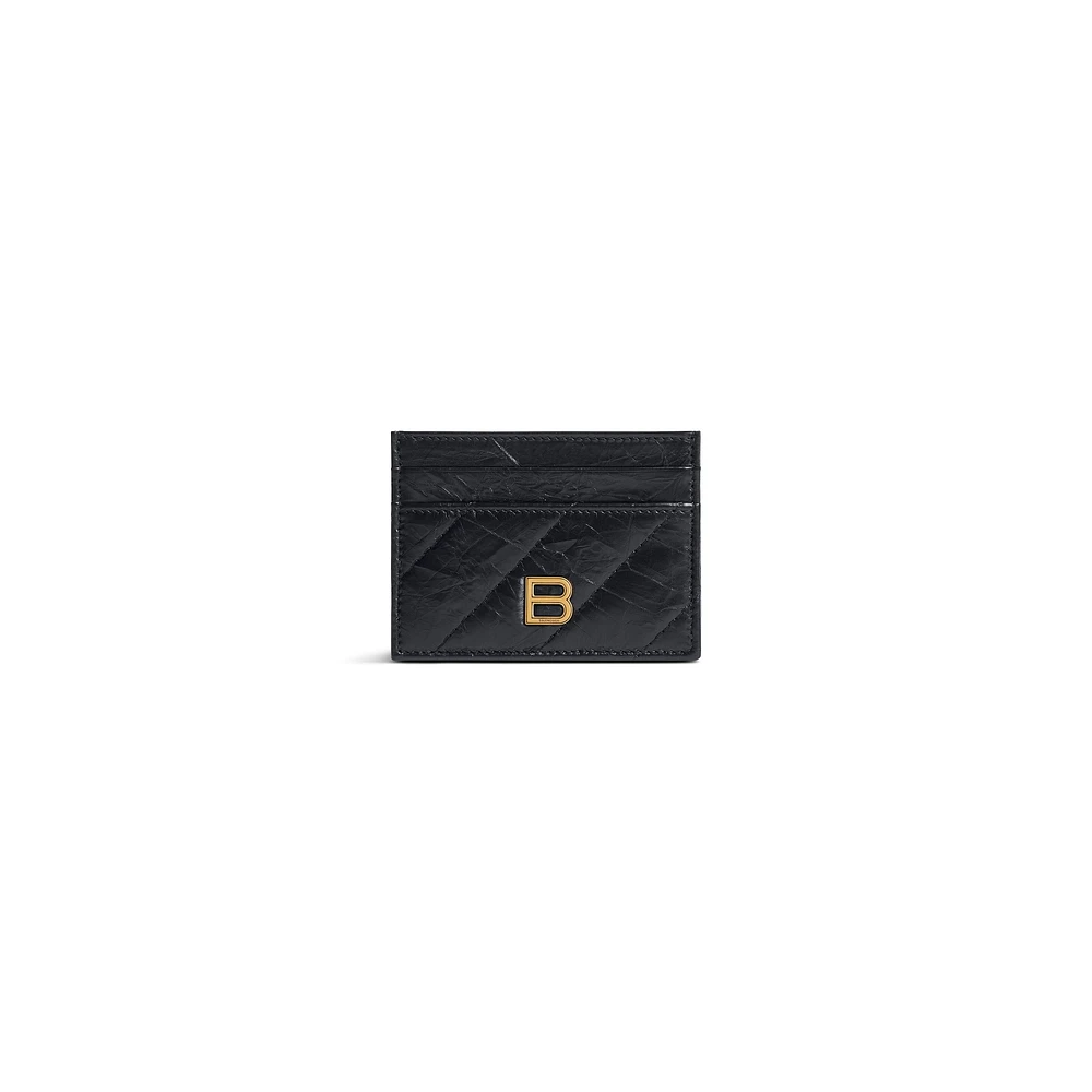 crush card holder quilted