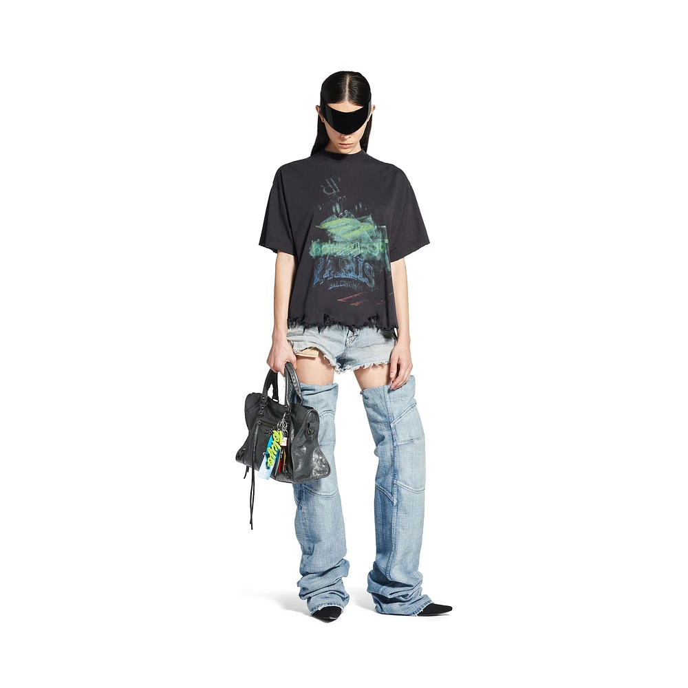 diy imprint cropped t-shirt