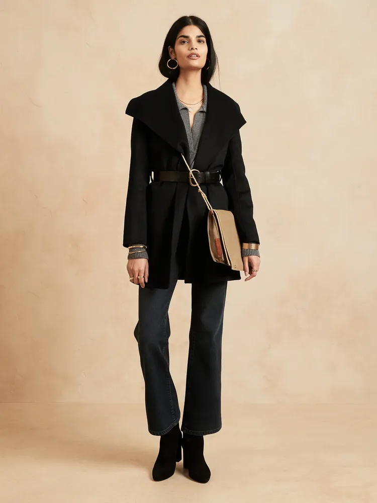 banana republic wrap coat