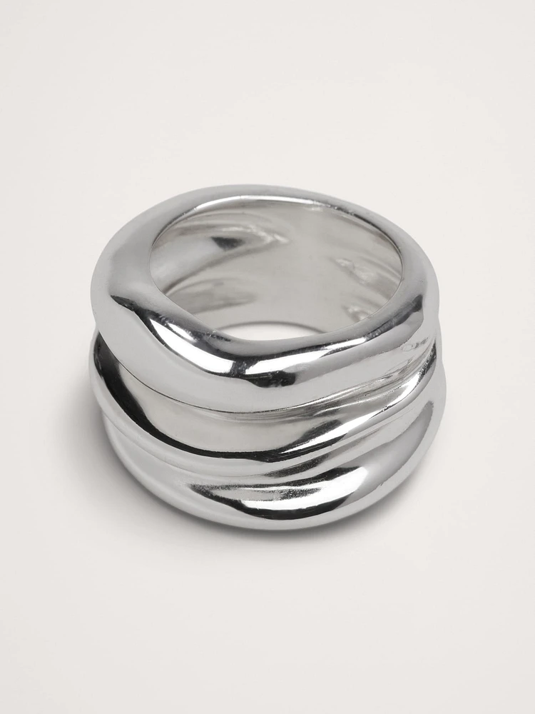 Sculptural Forms Ring by Aureus + Argent