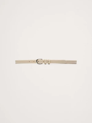 Slim Leather Belt