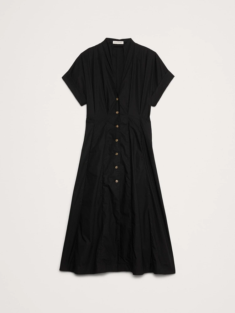 Cotton Poplin Shirt Dress