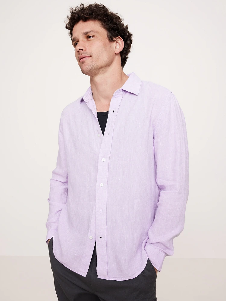 Standard-Fit Linen Shirt