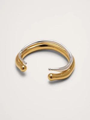 O-Ring Sculpted Cuff Set Of 2