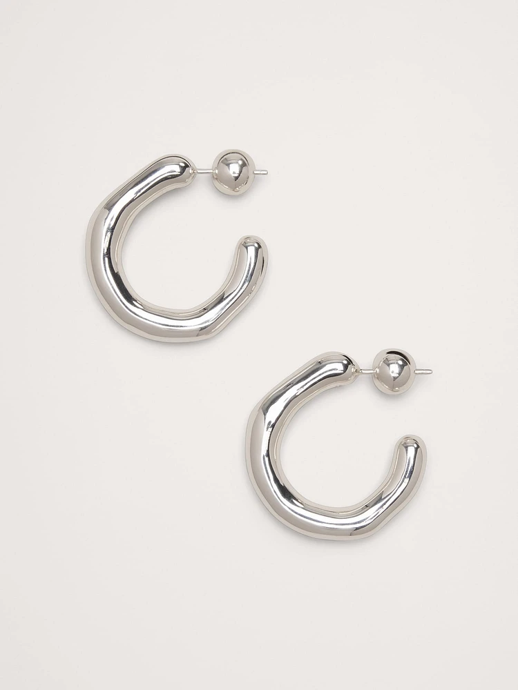 O-Ring Sculpted Earrings