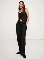 The Everyday Wide-Leg Linen Pant