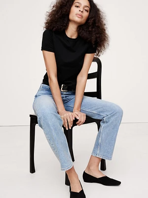 Slim-Fit Vintage Cotton Crew-Neck T-Shirt