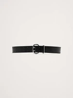 Leather Double-Punch Waist Belt