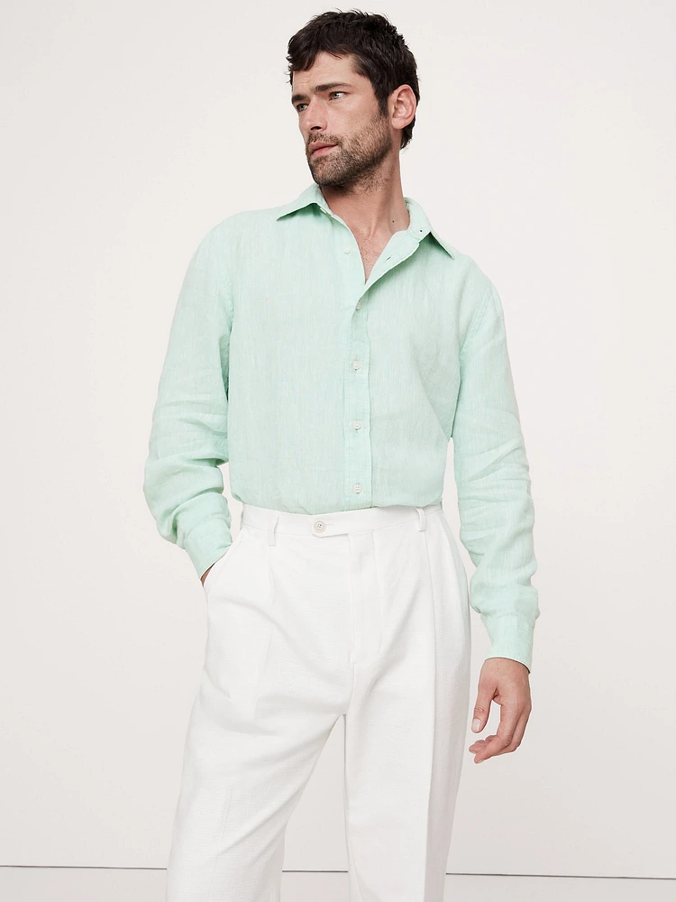 Standard-Fit Linen Shirt