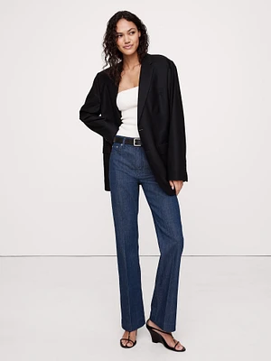 High-Rise Bootcut Ankle Jean