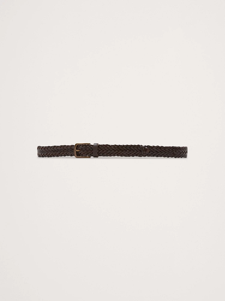 Tamalpais Braided Leather Belt